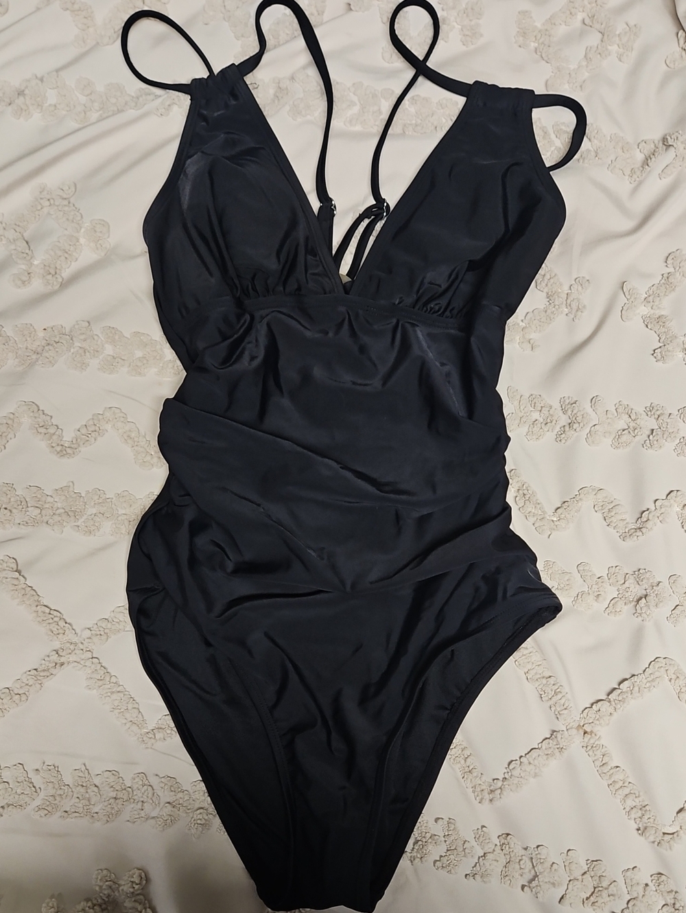 Classic Black One-Piece Swimsuit